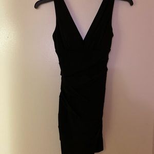 Black cocktail dress